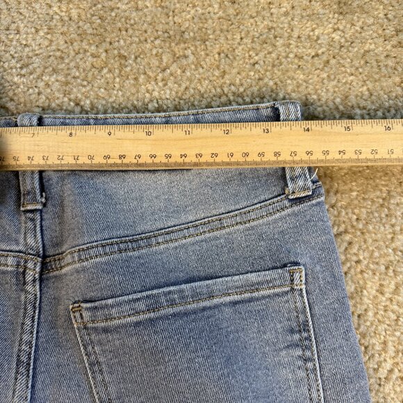 BCBG Women’s Skater Straight Denim Jeans Size 3/26 Blue Wide Leg F472 - Picture 9 of 13